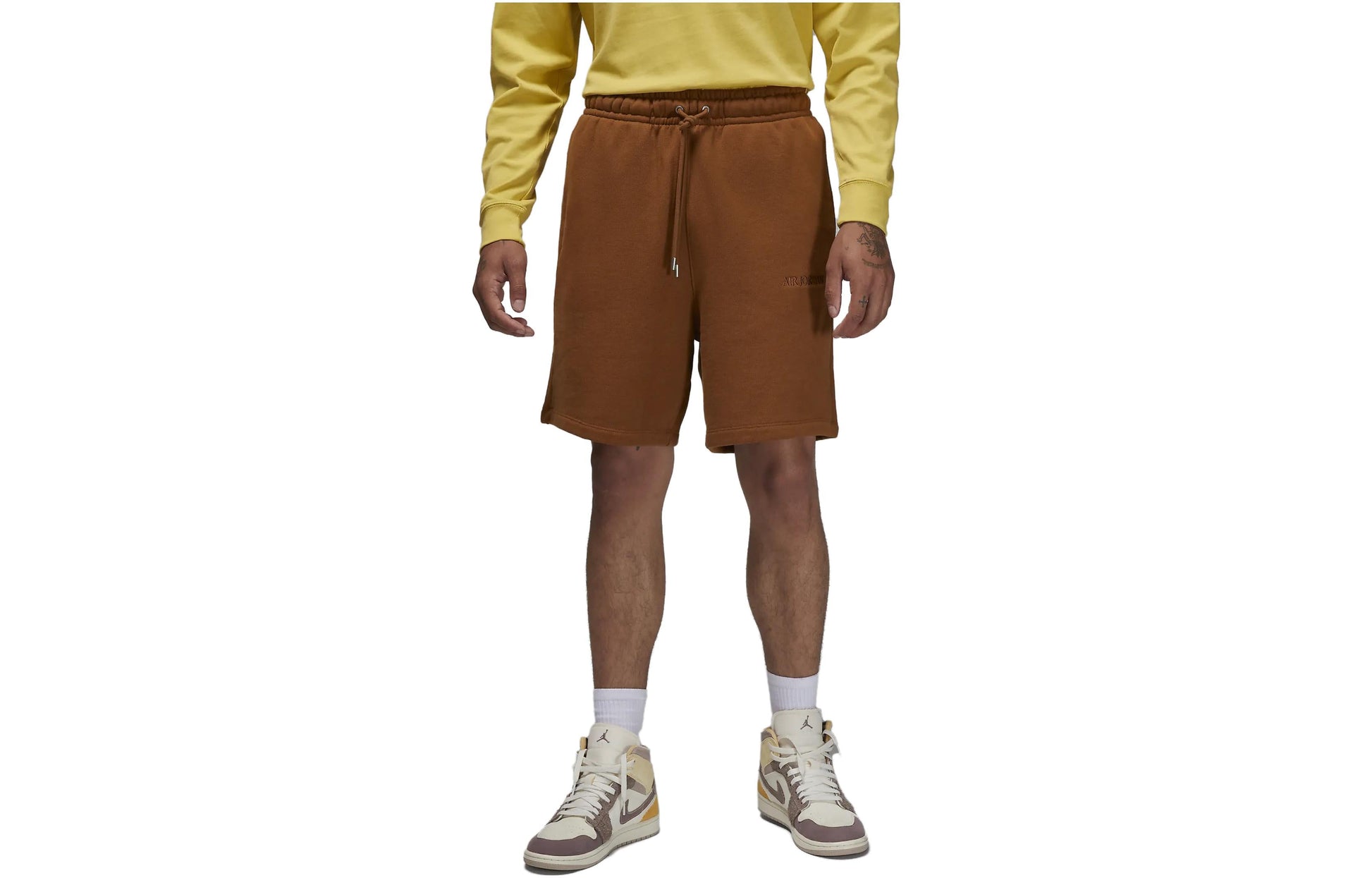 Air Jordan Wordmark Fleece Short 'Light British Tan' FJ0700-281