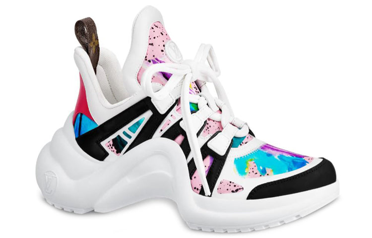 (WMNS) LOUIS VUITTON LV Archlight Sports Shoes White/Pink 1A58BP