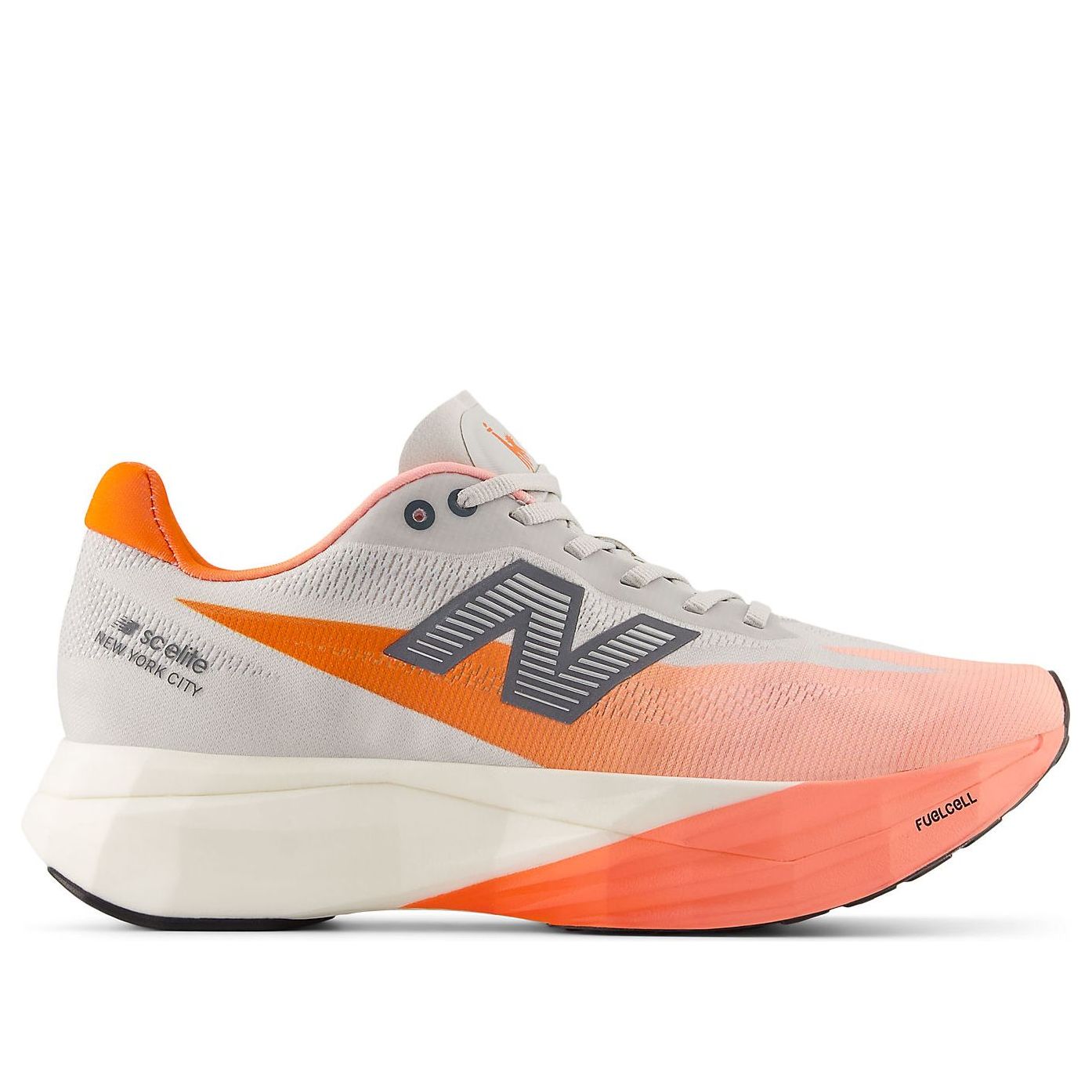 (WMNS) New Balance TCS FuelCell SuperComp Elite v5 'NYC Marathon Grapefruit' WRCELNY5
