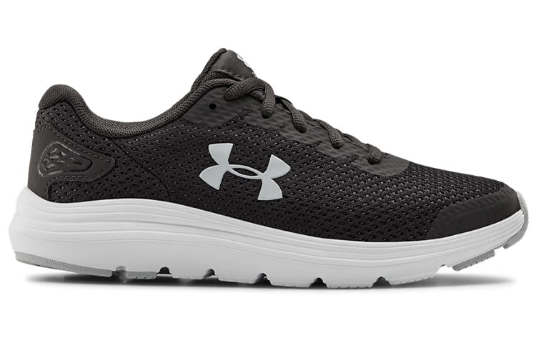 (WMNS) Under Armour Surge 2 'Black White Grey' 3022605-101
