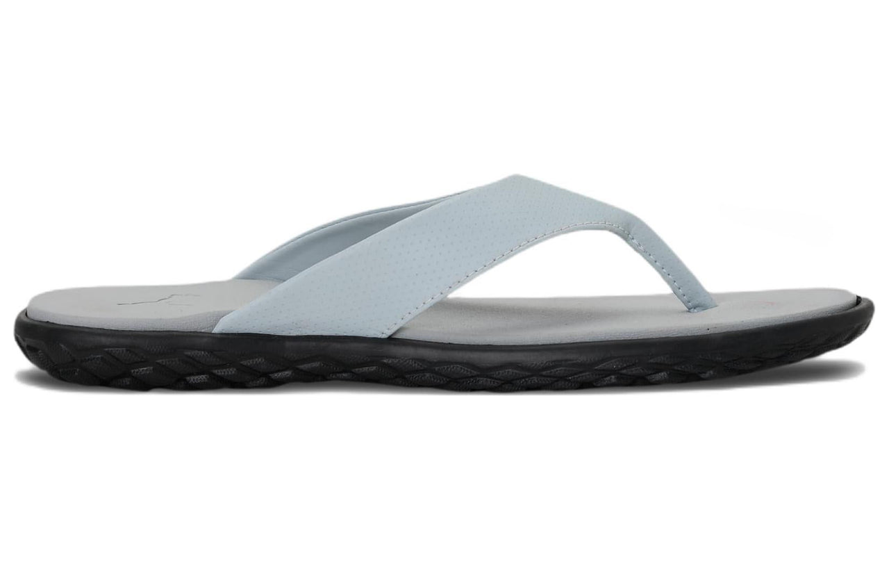 1DER x PUMA Chandler Sports Slippers Unisex Black Gray Blue 387774-02