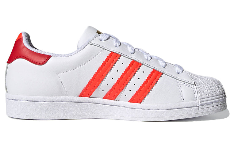 (WMNS) adidas Superstar 'White Scarlet' FX5963