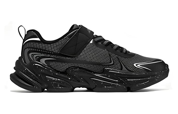(GS) Skechers Wavetronic Athletic Sneakers 'Black' 403885L-CCBK