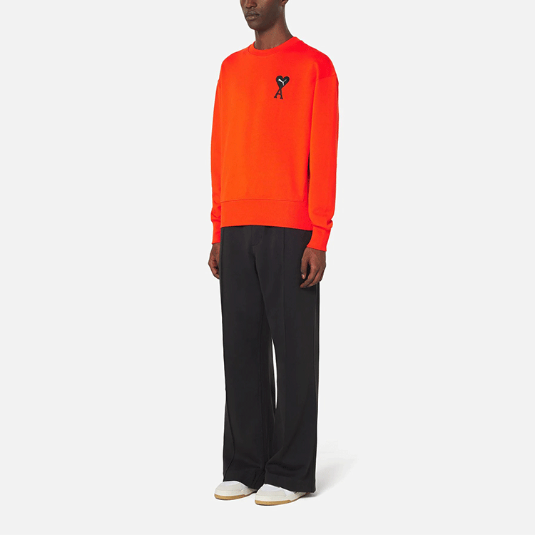 (WMNS) PUMA X AMI Sweatshirt 'Orange' 534111-95
