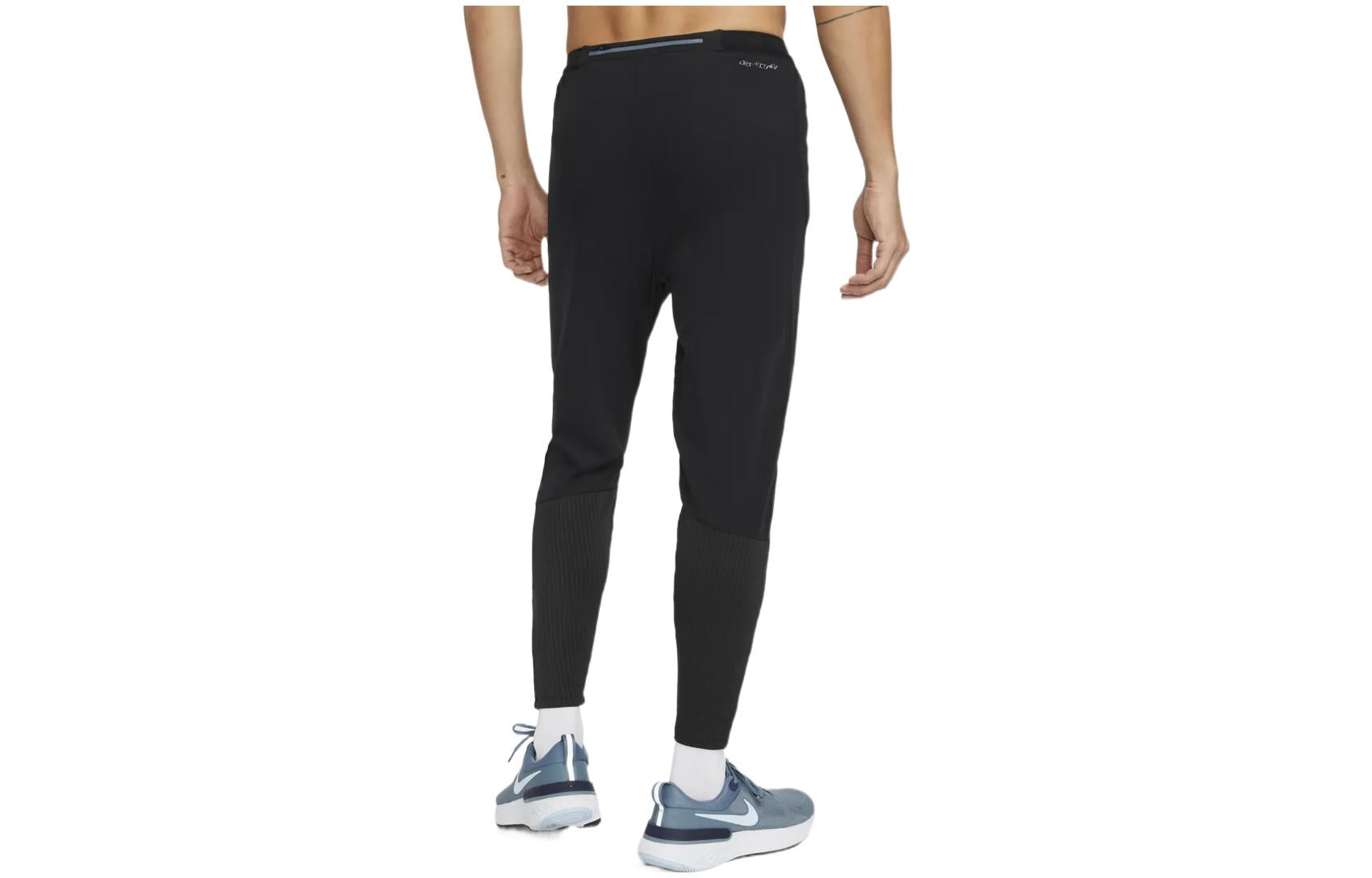 Men's Nike Solid Color Brand Logo Lacing Straight Long Sports Pants/Trousers/Joggers Black DM4616-010