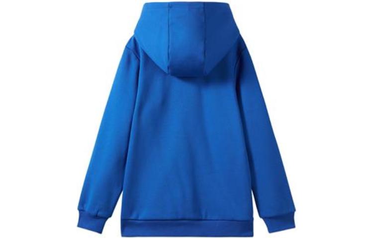 (GS) Skechers Letter Printed Hoodie 'Blue Yellow' L422K120