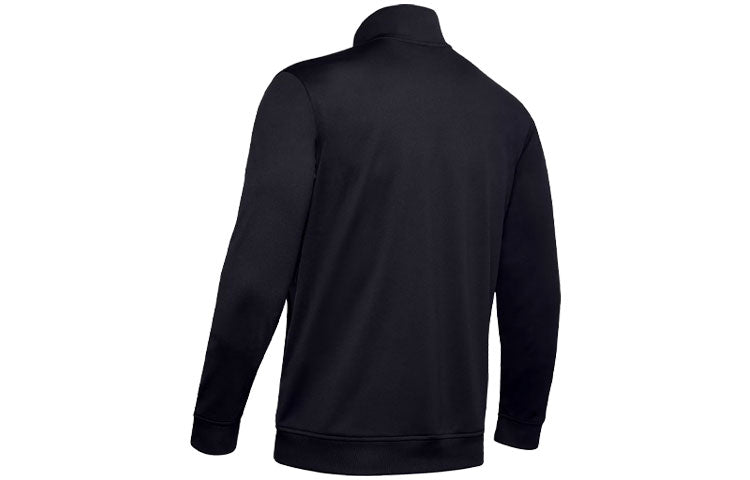 Under Armour Sportstyle Tricot Training Jacket 'Black White' 1329293-002