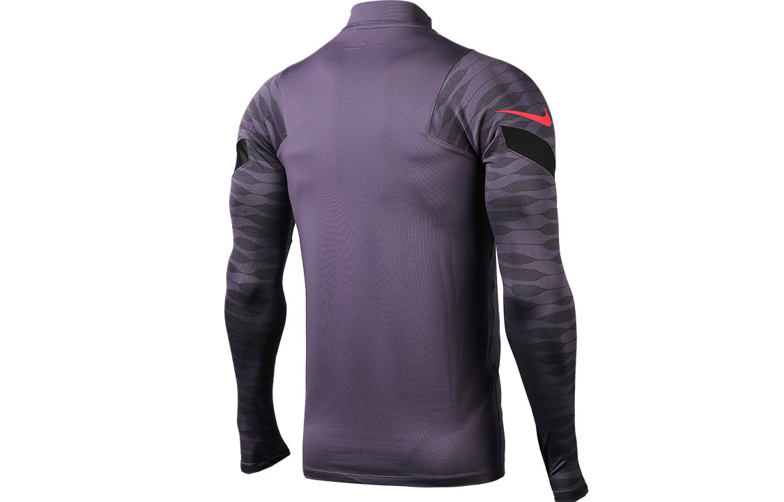 Nike Half Zip Training Long Sleeves Jersey 'Purple' CW5857-573