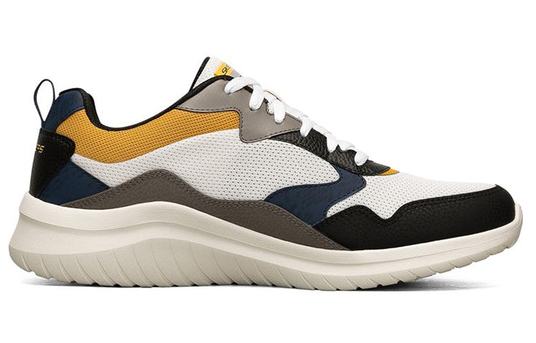 Skechers Ultra Flex 2.0 Low-Top Running Shoes Black/Yellow/White 232207-WMLT