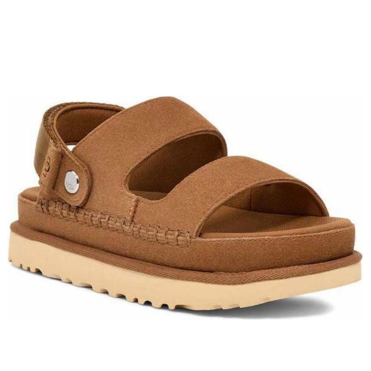 (WMNS) UGG Goldenstar Glide Sandal 'Chestnut' 1167399-CHE