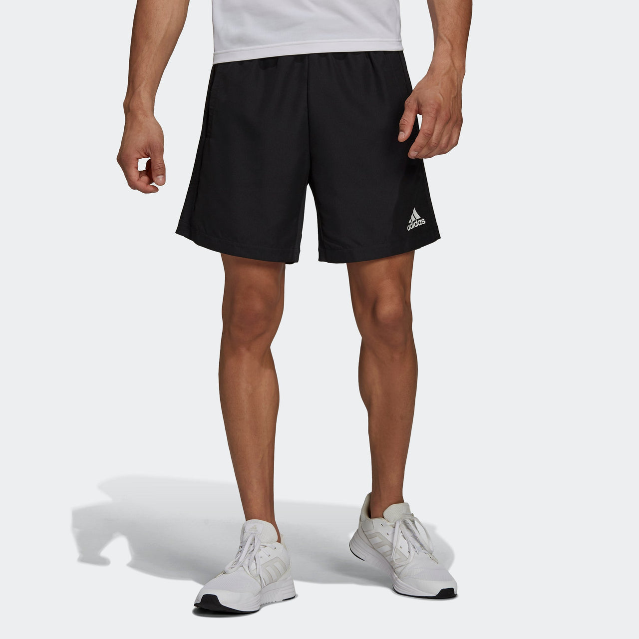 adidas M Rs Sho Gym Running Sports Shorts Black H13647