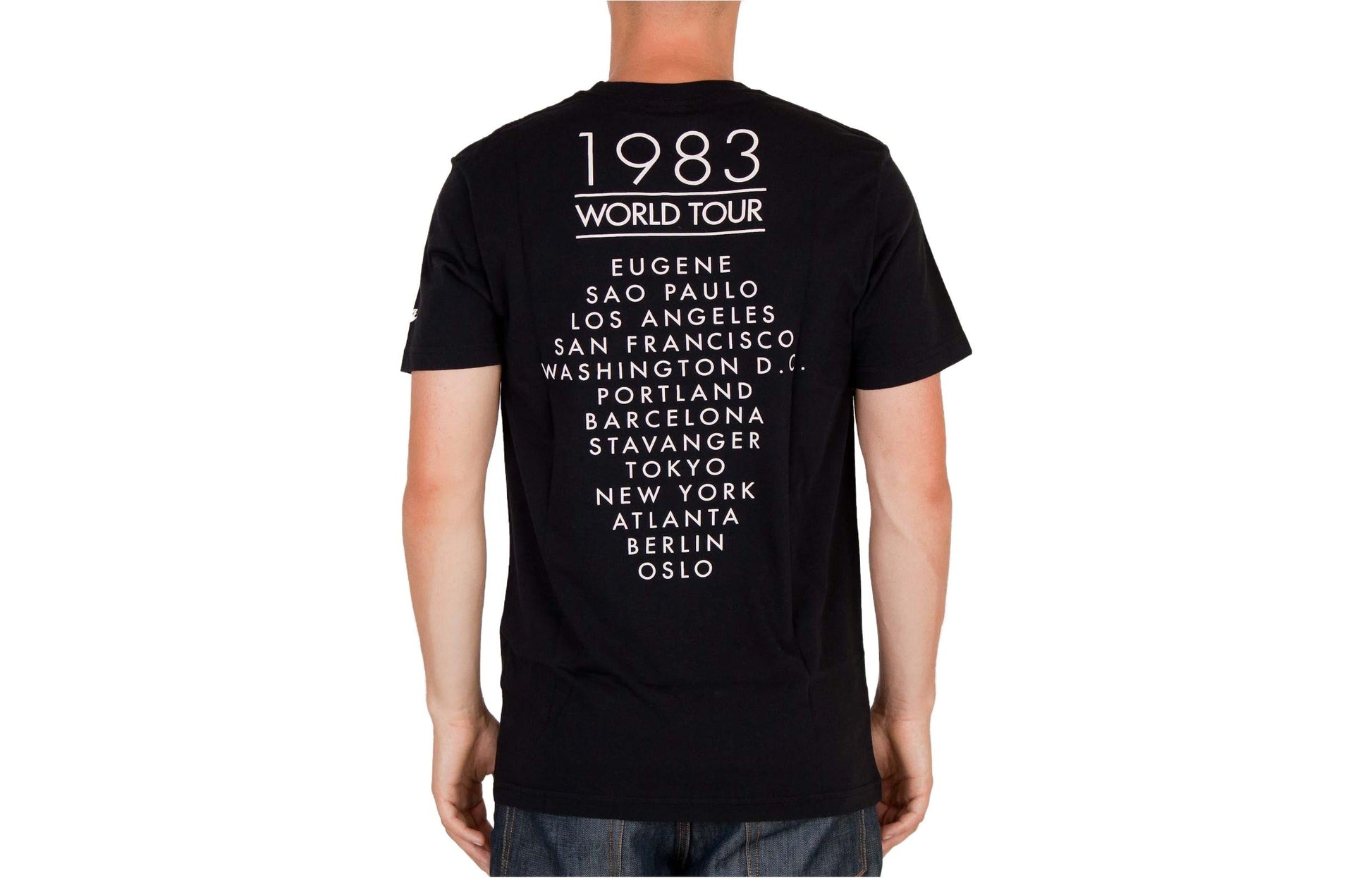 Nike Ru Pegasus World Tour T-shirt 'Black' 547534-010