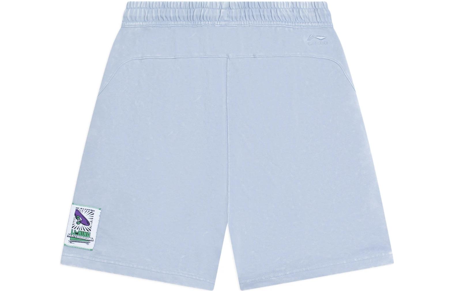 Li-Ning x MARVEL Graphic Shorts 'Light Blue' AKSSB11-3