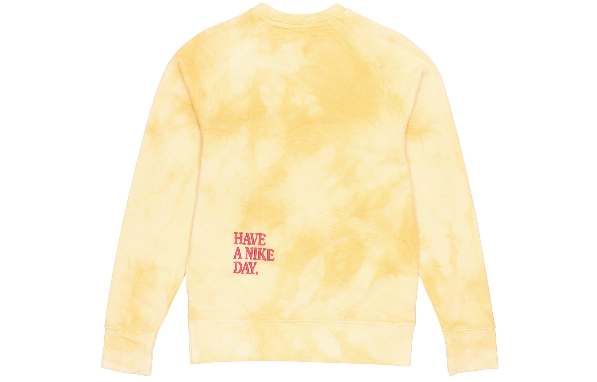 Men's Nike Sportswear Tie Dye Embroidered Daisy Round Neck Gold DM5011-777