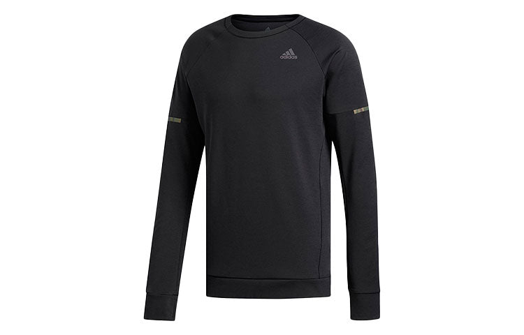 adidas SN RUN CRU M Sports Running Pullover Black DN2484