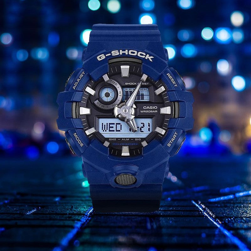 CASIO G-Shock Analog-Digital 'Blue' GA-700-2A