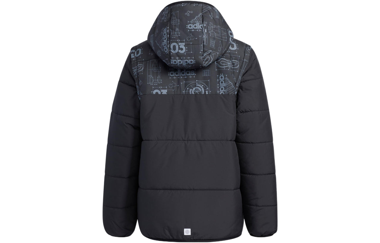 (GS) adidas Padded Jacket 'Black' HY0556