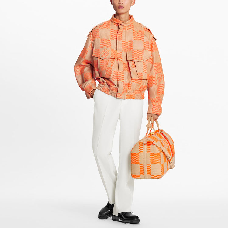 LOUIS VUITTON LV SS21 Damier Checkered Long Sleeve Jacket For Men Brown 1A8PMT
