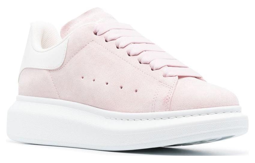 (WMNS) Alexander McQueen Suede Oversized Sneaker 'Light Pink' 650792WIA5E5738