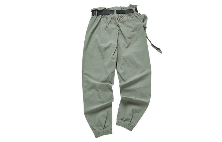 (WMNS) FILA FUSION Belt Casual Jogger Pants Green T11W023802F-GN