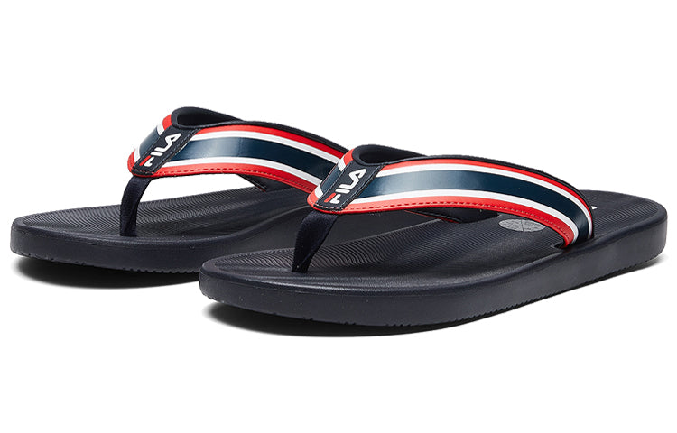 (WMNS) FILA Flip Flops Black/Red/White F12W024612FNV