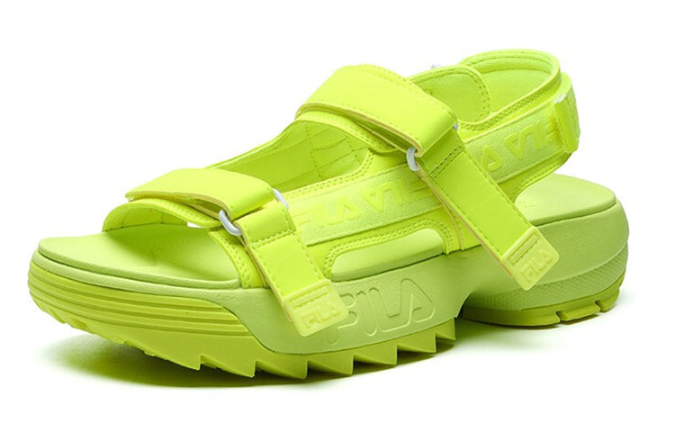 (WMNS) FILA Disruptor Sports Sandals GS Yellow F12W114538FYE