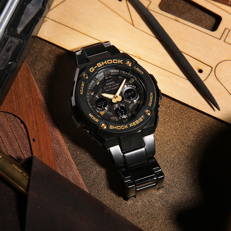 CASIO G-Shock G-Steel 'Black' GST-W300BD-1APR