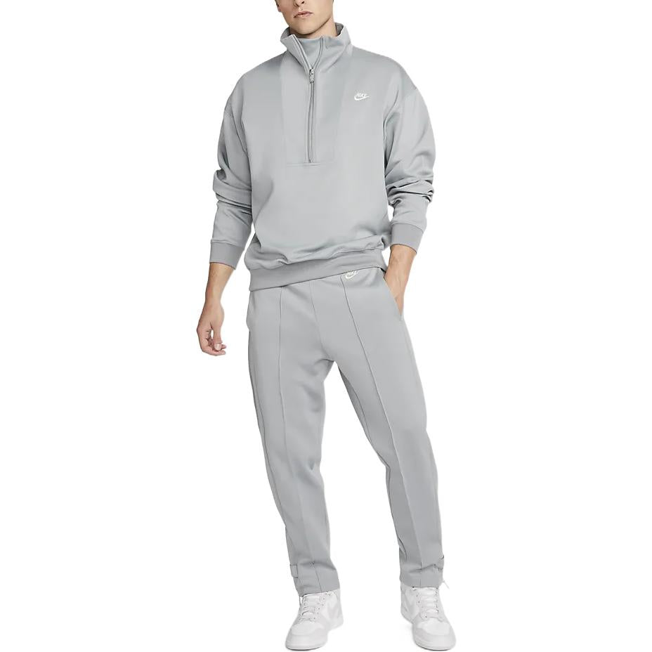 Nike Solid Color Logo Embroidered Casual Sports Pants 'Gray' DQ4241-073