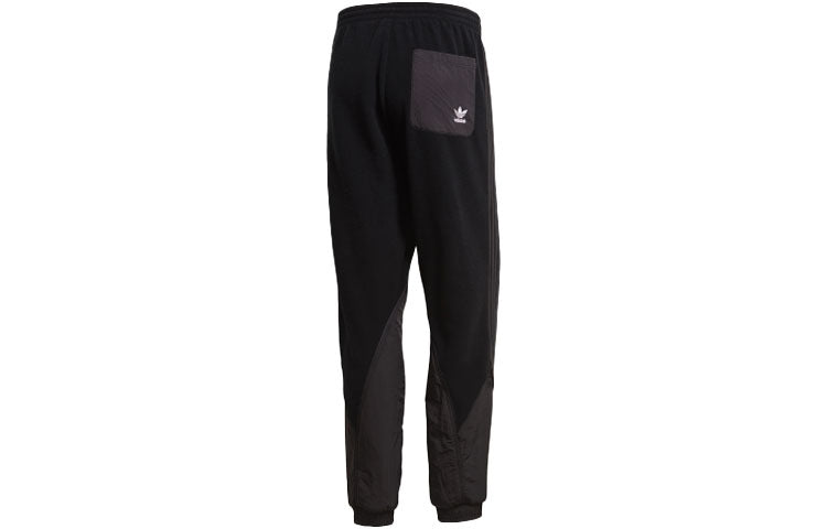 adidas originals Bg Trf Mix Tp Running Athletics polar fleece Bundle Feet Sports Pants Black GE6234