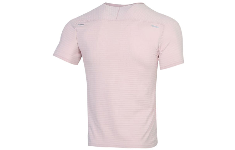 Nike Techknit Ultra Light Breathable Running Short Sleeve Pink Light pink CJ5345-663