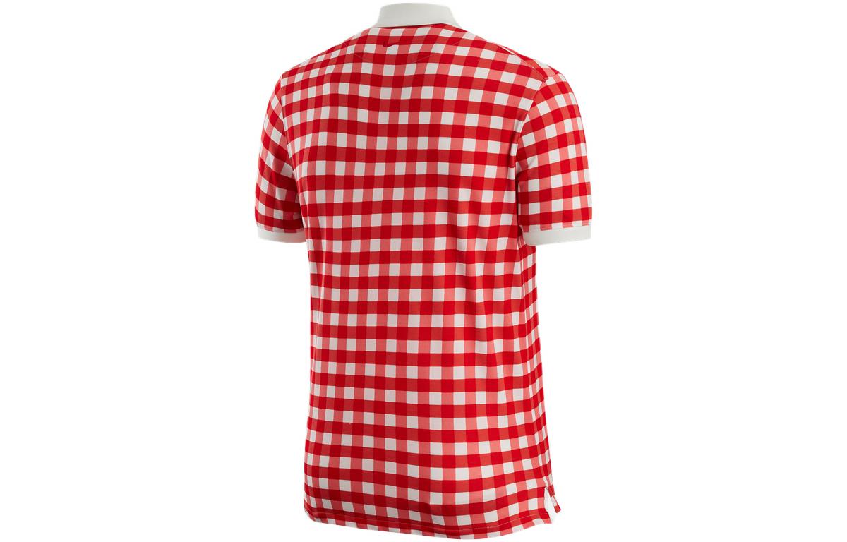 Nike SS22 Knit lapel Short Sleeve Polo Shirt Red DH0651-657