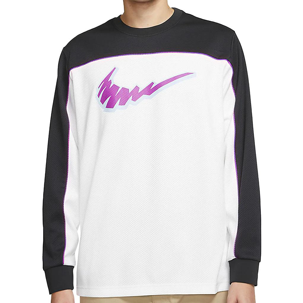 Nike SB Dri Fit Longsleeve 'Black White Vivid Purple' BV1026-010