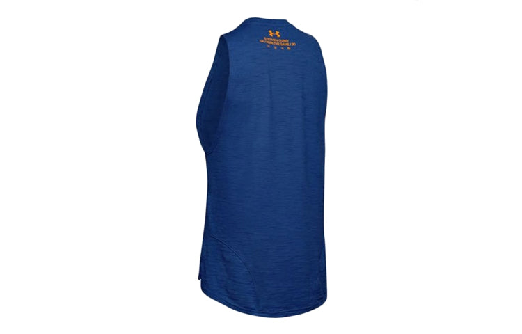 Under Armour SC30 Basketball Tank 'Blue Orange' 1351324-449