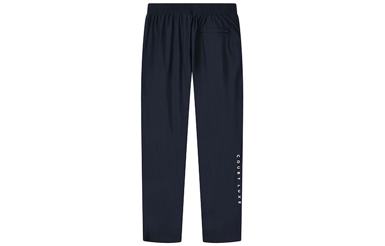 FILA Letter Printing Tennis Ball Sports Knit Long Pant Male Blue A11M123602F-NV