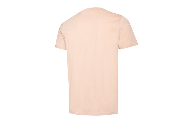 PUMA Minimalistic Casual Printing Short Sleeve Pink Red 596535-70