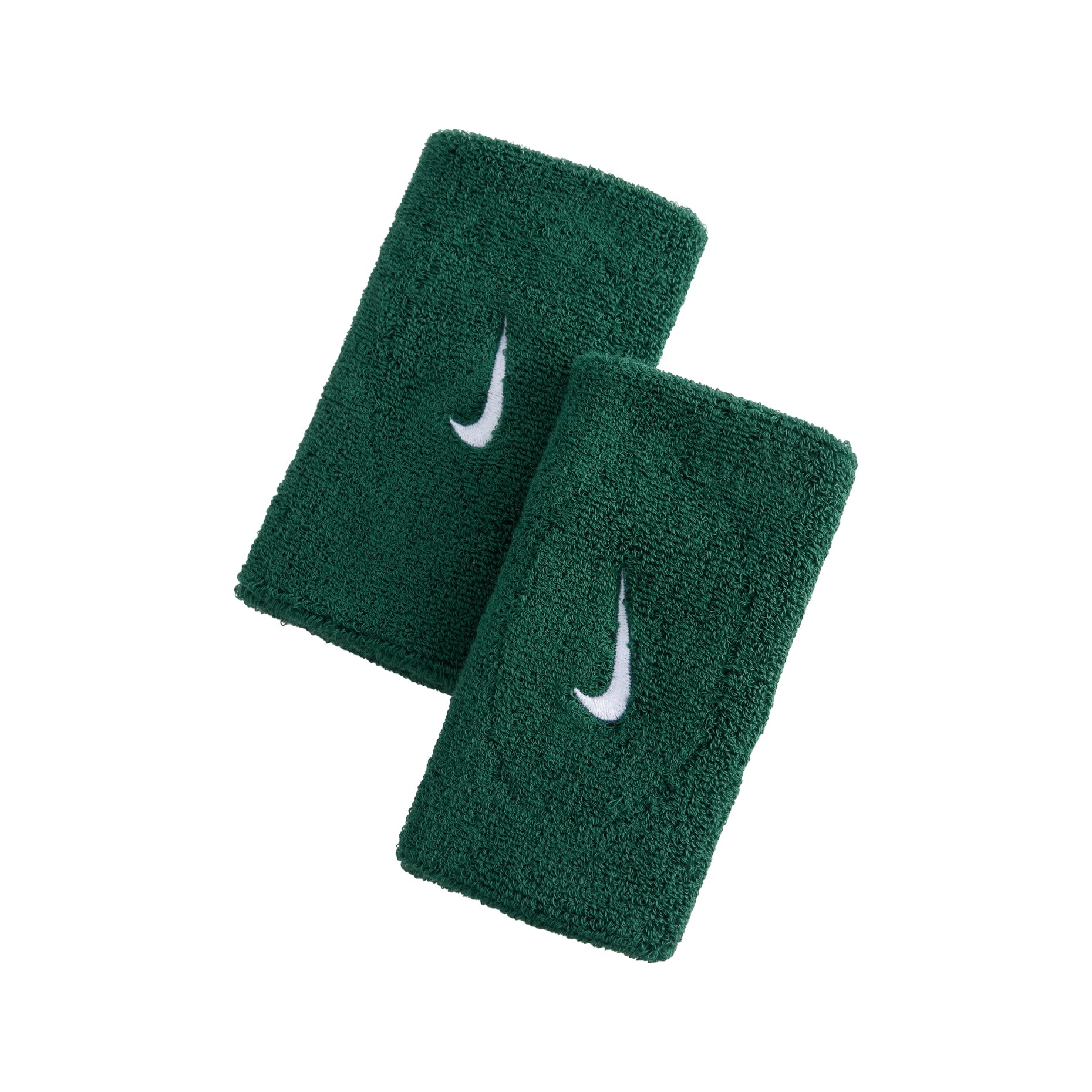 Nike Swoosh Doublewide Wristbands 2.0 (1 Pair) 'Gorge Green' II5119-319