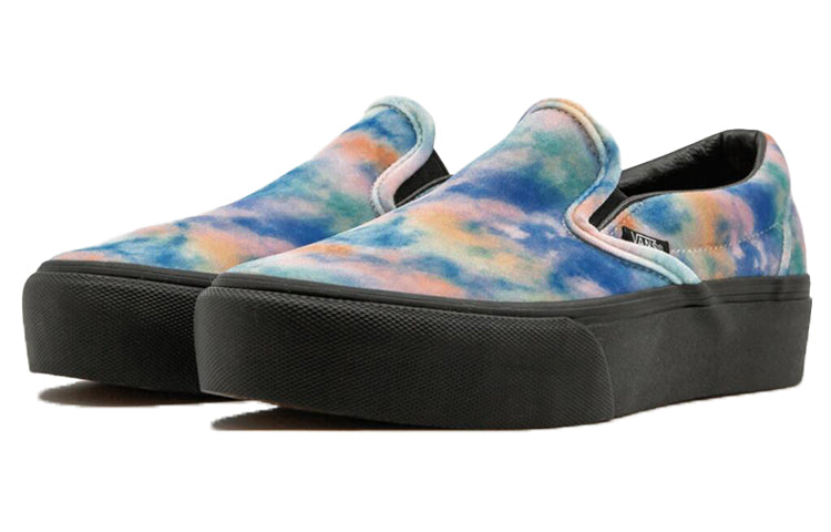 Vans Classic Slip-On Platform 'Velvet Tie-Dye' VN0A3JEZQ6E