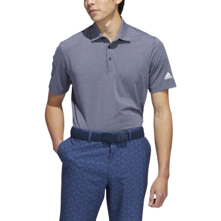 adidas Ultimate365 Heather Polo Shirt 'Collegiate Navy' HR9077