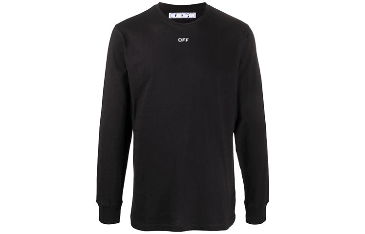 Off-White FW20 Arrows Long Sleeve Men Black OMAB001E20JER0041001