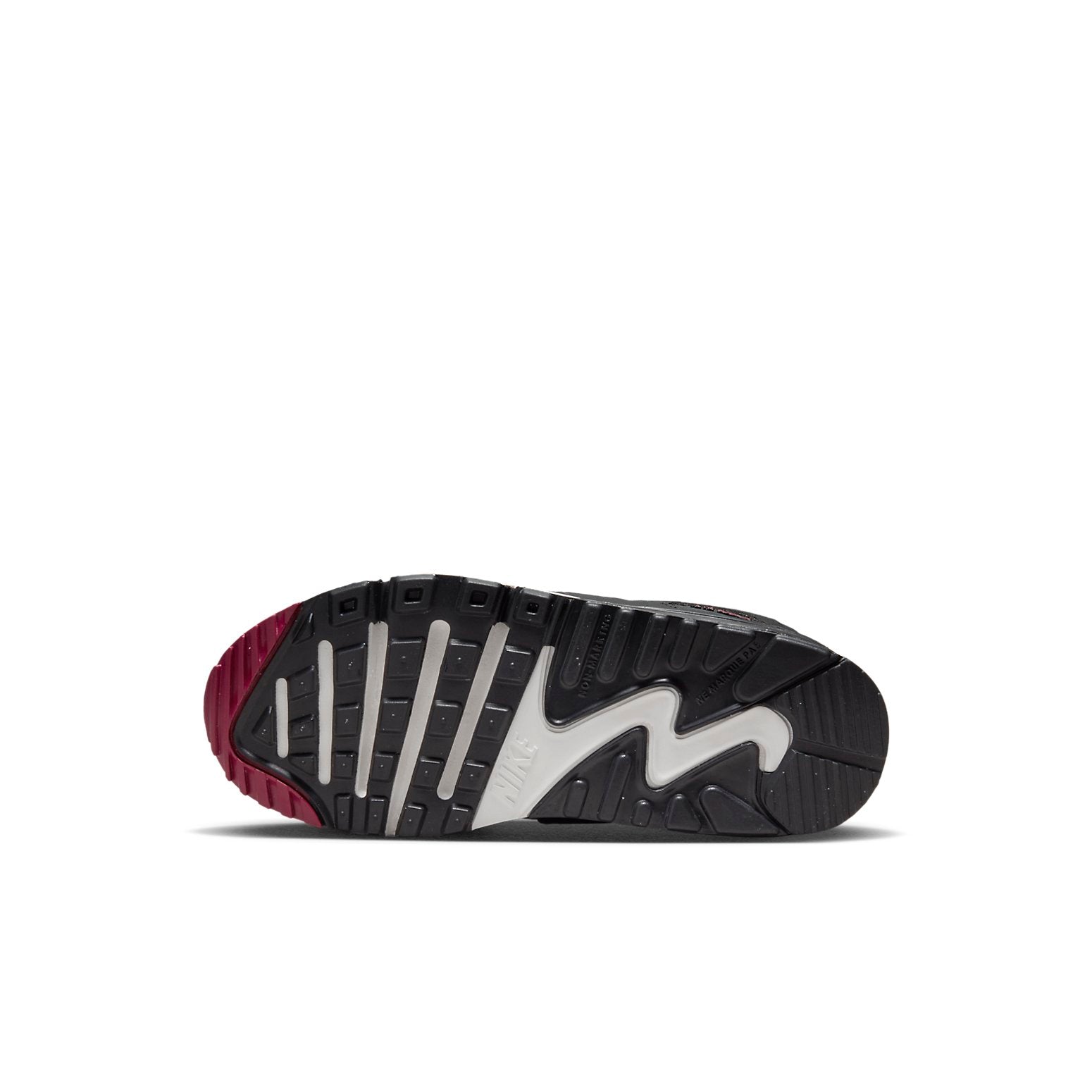 (PS) Nike Air Max 90 Leather 'Black Team Red' CD6867-022