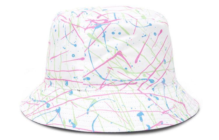 Converse Reversible Paint Splatter Bucket Hat 'White' 10018910-A06