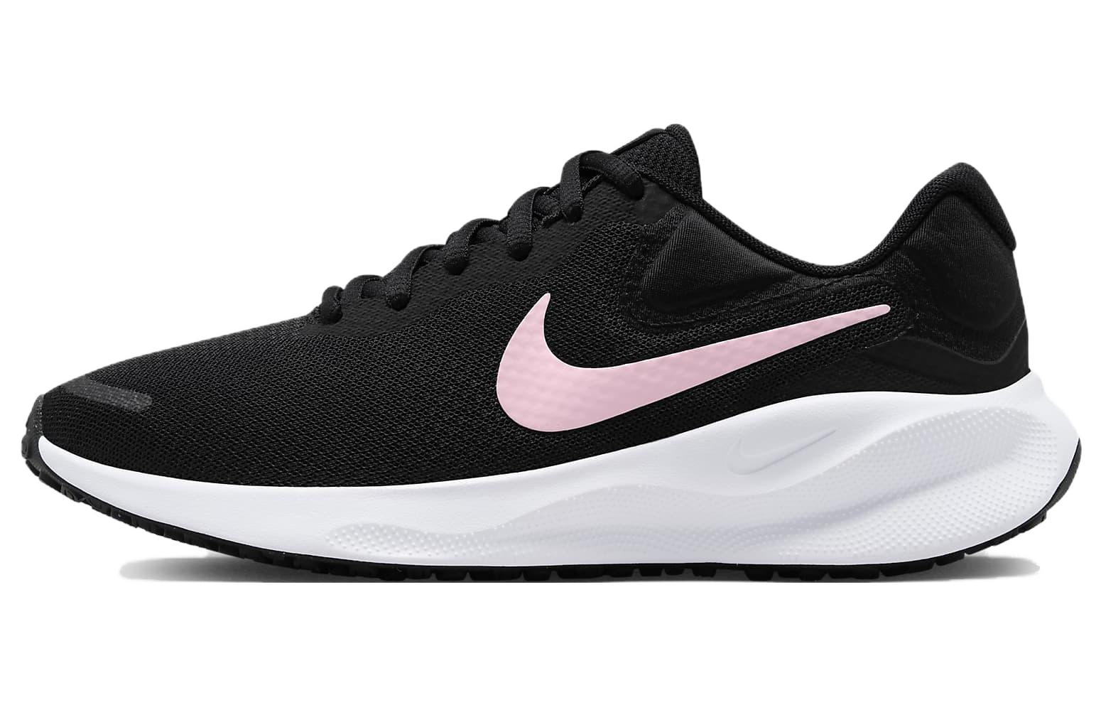 (WMNS) Nike Revolution 7 'Black Soft Pink' FB2208-004