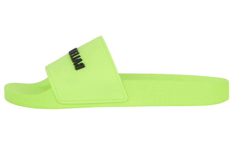 (WMNS) Balenciaga Pool Slides 'Fluo Yellow' 565547W1S827321