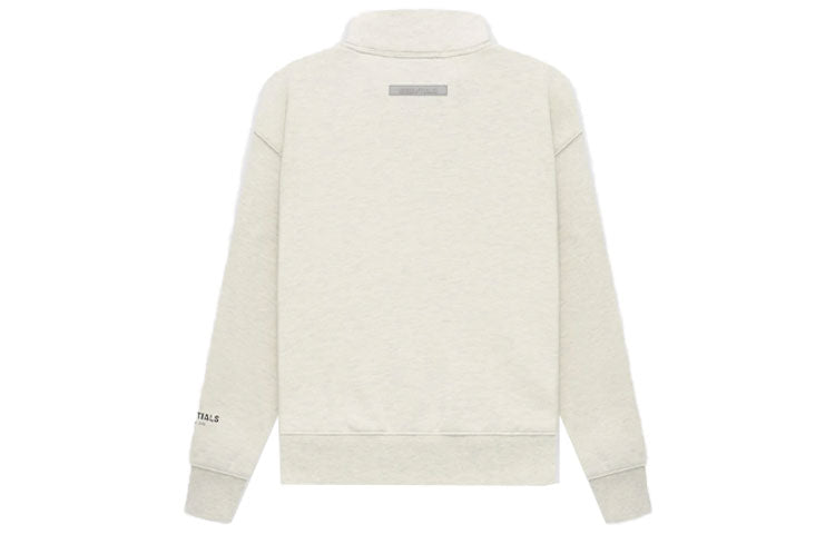 Fear of God Essentials FW21 Pullover Mockneck Light Heather FOG-FW21-166