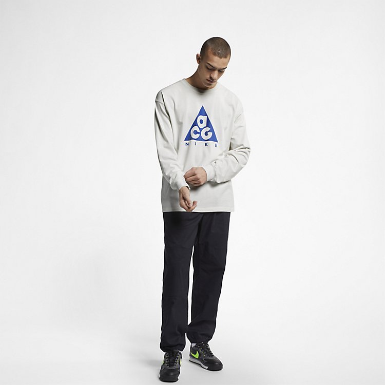 NikeLab ACG Long-Sleeve T-Shirt 'Summit White Racer Blue' BQ7203-121