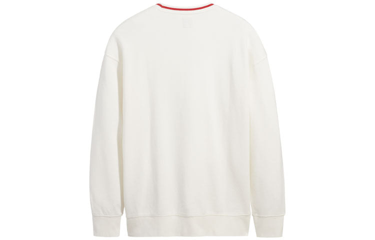 Men's Levis x Peanuts Crossover Cartoon Printing Round Neck White 23894-0002