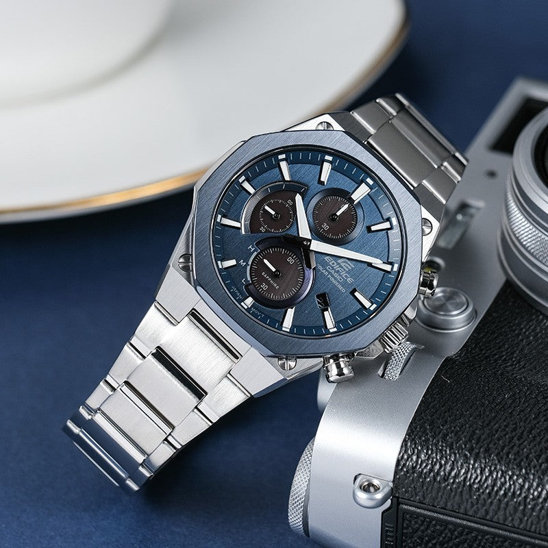 CASIO EDIFICE Solar Powered Mens Blue Analog EFS-S570DB-2A