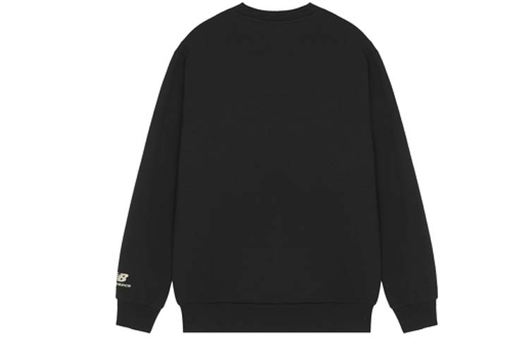 New Balance Sweatshirt Asia Sizing 'Black' AMT13388-BK