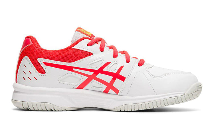 (GS) ASICS Court Slide 'White Red' 1044A007-101