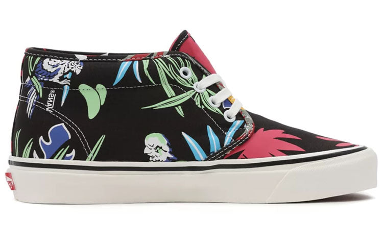 Vans Anaheim Factory Chukka 49 DX Mid-Top Sneakers Black/Red VN0A4BTIAZH